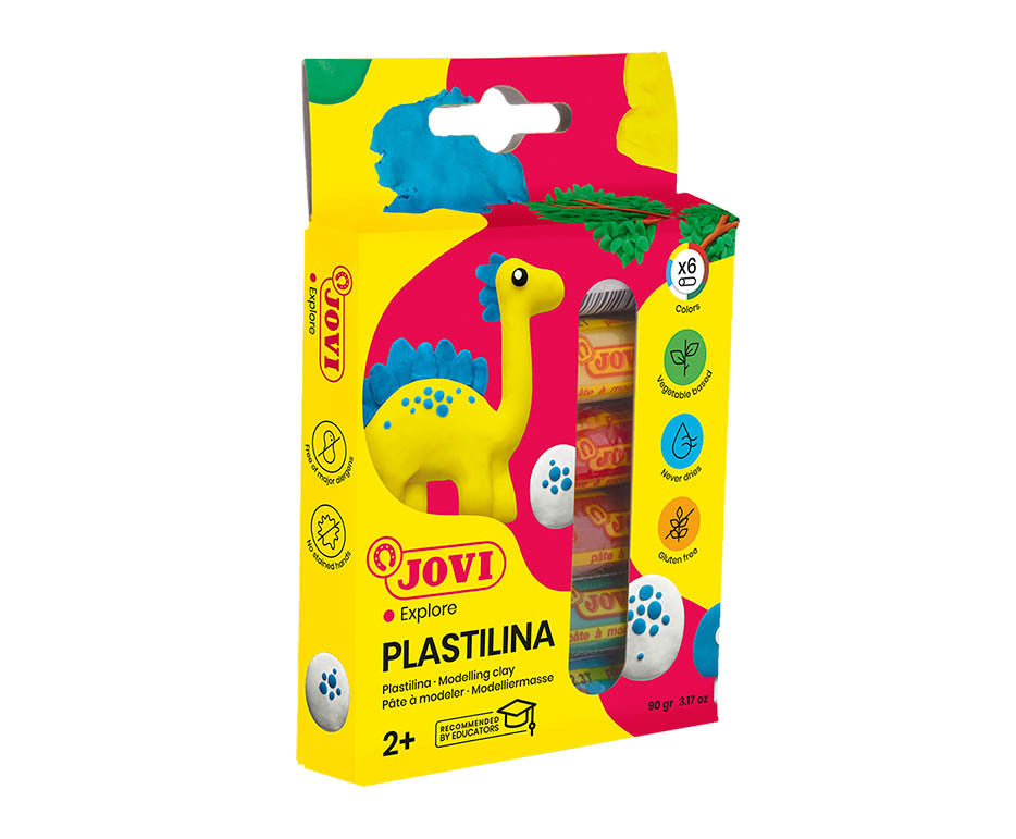 JOVI Plastilina de 6 colores