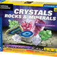 Experimento de Cristales con rocas y minerales