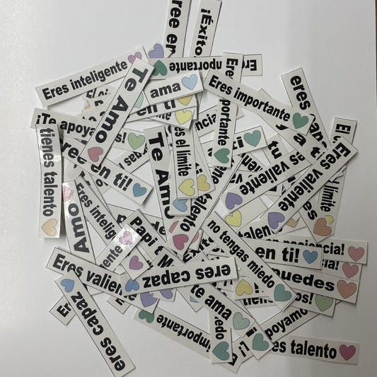 Mensajitos Positivos para lápiz